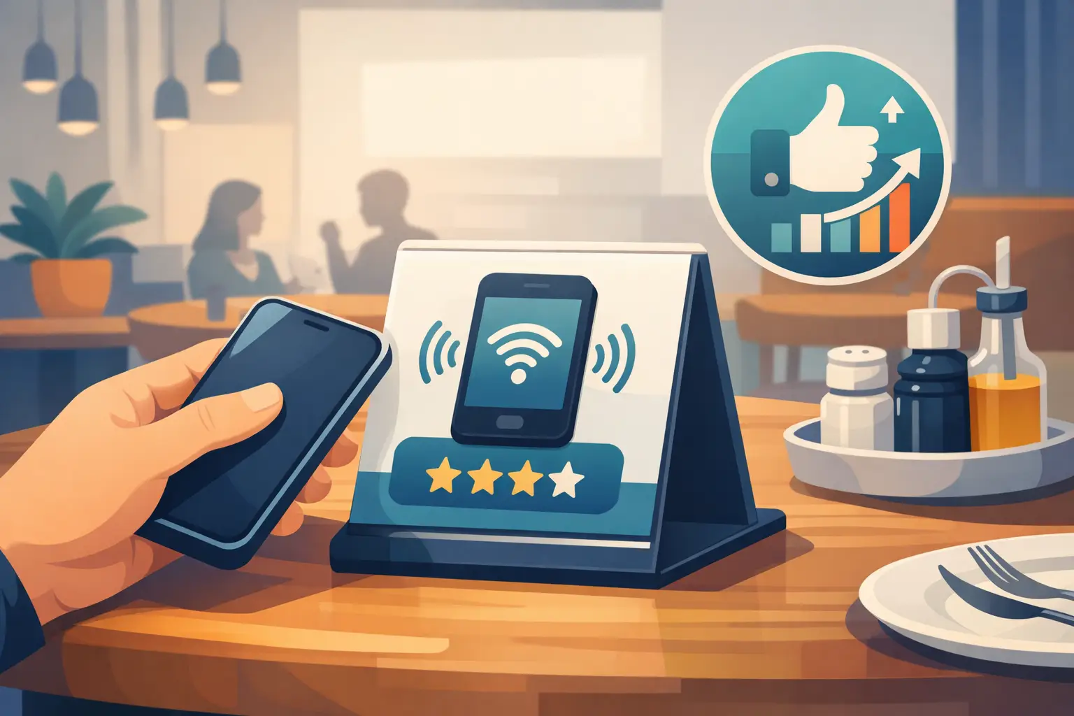 NFC Review Stand for Restaurants That Gets Results
